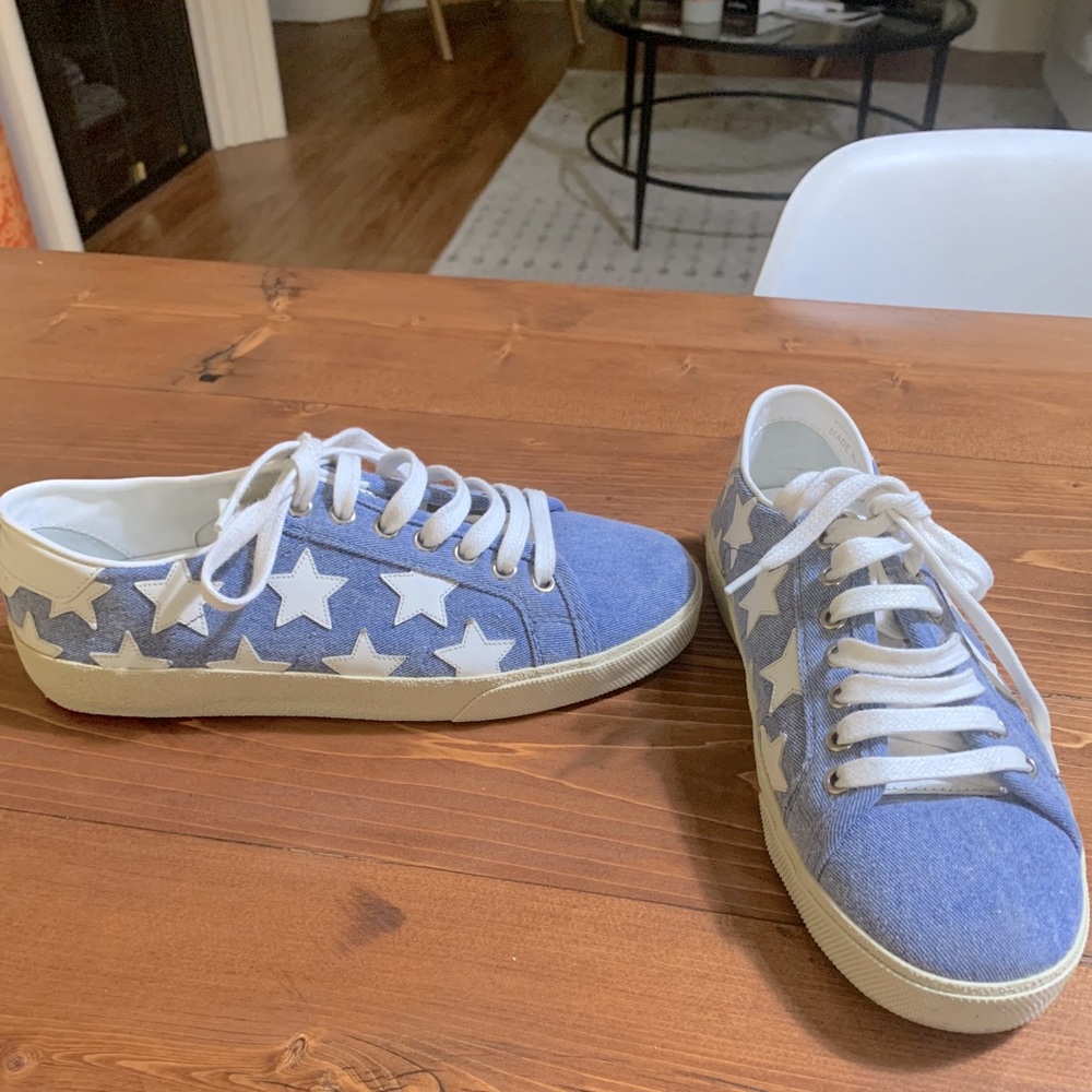 Saint Laurent Low Top Sneakers Size 7
